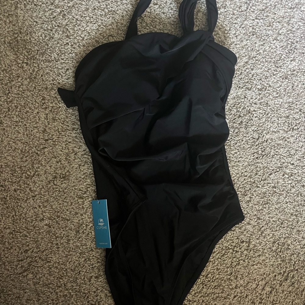 Black One-Piece Swimsuit